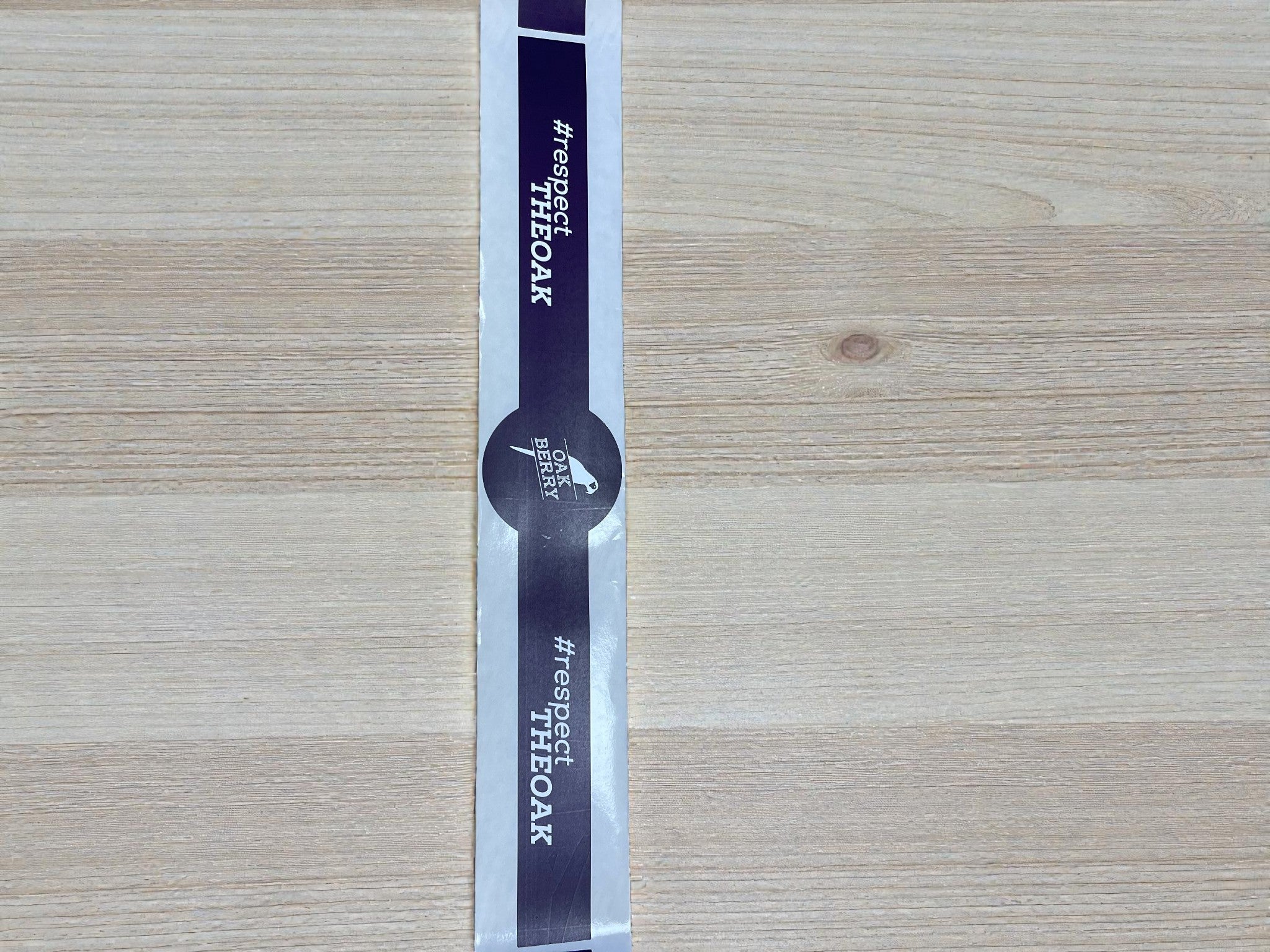 Oakberry Smoothie Cup Lid Sticker