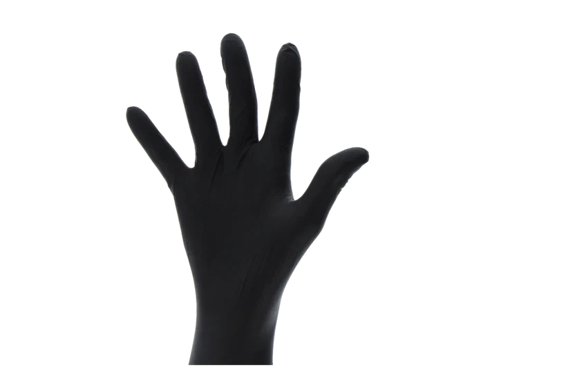 Oakberry Gloves Nitrile Black Size L